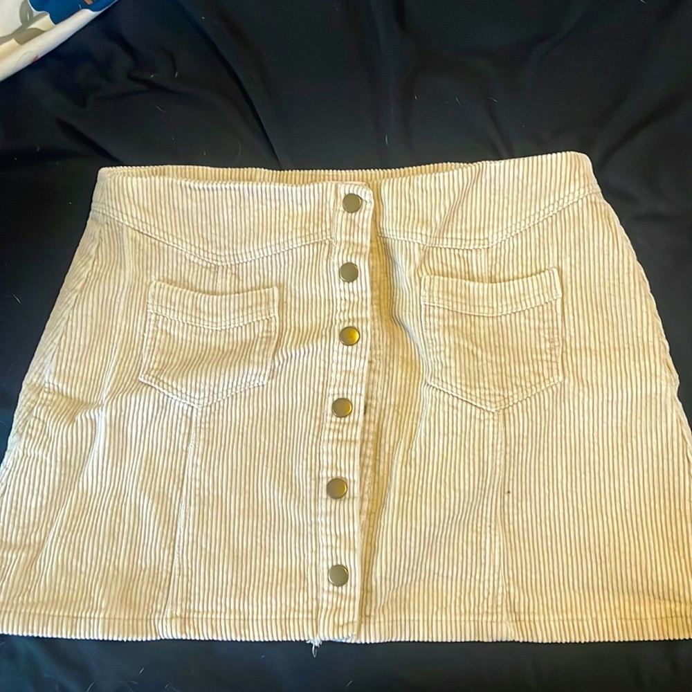 Pink Lily corded mini skirt - size L